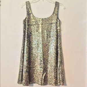 Vintage gold sparkle dress